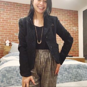 Stussy Black Nep Blazer - Like New (S)